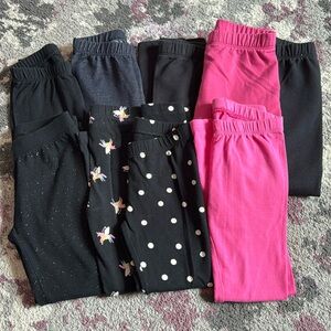 Girls size xs 4/5 leggings bundle!